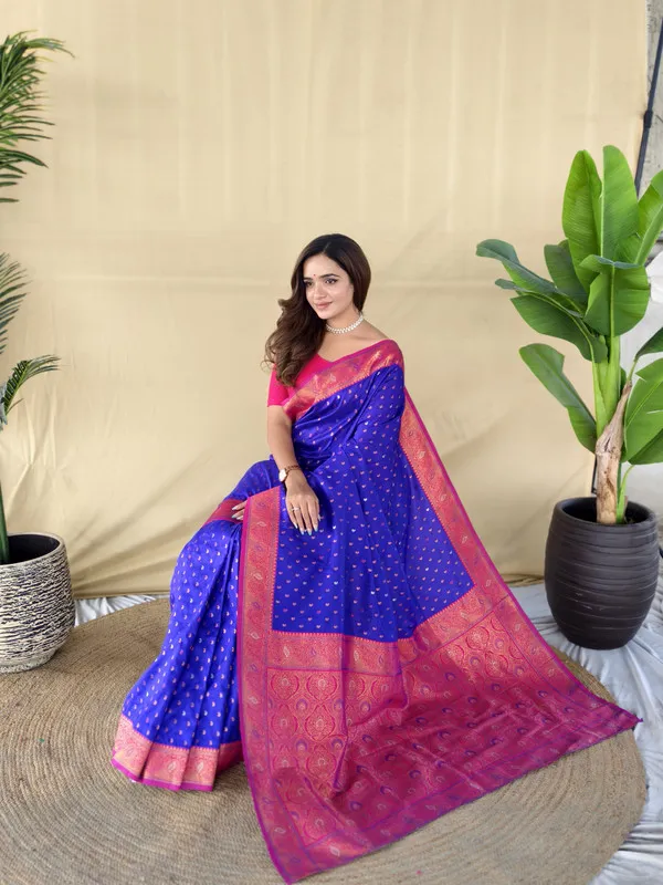Violet_Paithani_Silk_Weaving_Saree_For_Women