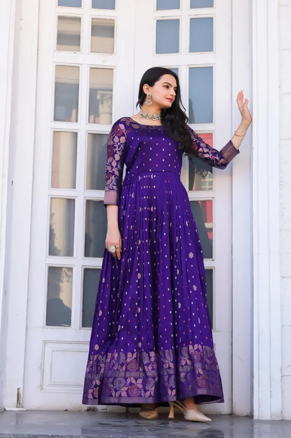 Violet_Soft_Silk_Copper_Weaving_Ethnic_Dresses_Gown_For_Women