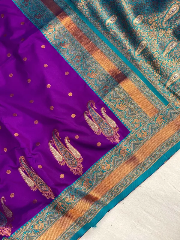 Purple_Paithani_Silk_Weaving_Saree_For_Women