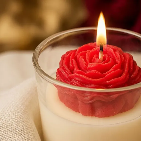 Red_And_White_Petal_Light_Decorative_Candle_For_Home_Decor