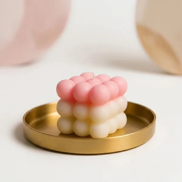 Multicolour_Ball_Cube_Candle_For_Home_Decor