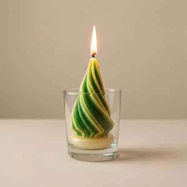 Green_And_Gold_Swirl_Christmas_Tree_In_A_Glass_Decorative_Candle_For_Home_Decor