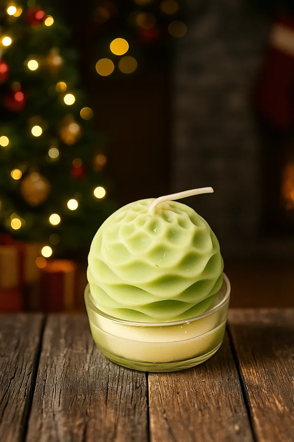 Pack_Of_2_White_Golden_Rose_Tlite_Roses_Candle_And_Green_Spiral_Ball_T_Lite_Tealight_Candle_For_Home_Decor_Combo