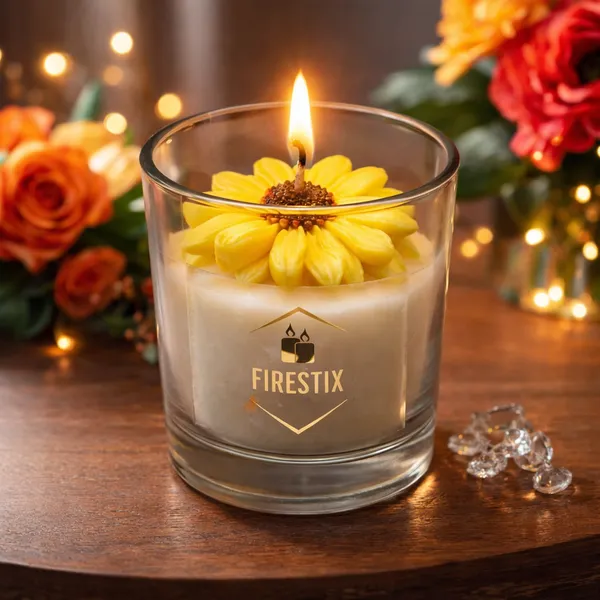 White_Floral_Glass_Candle_For_Home_Decor