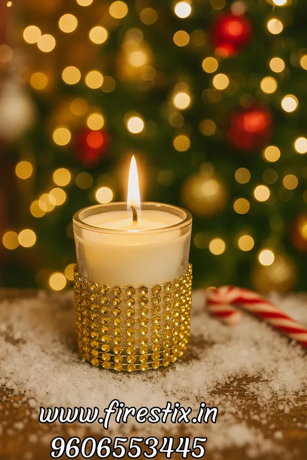 Pack_Of_2_Cream_Number_5_Candle_And_Yellow_Stone_Lace_Glass_Candle_For_Home_Decor_Combo