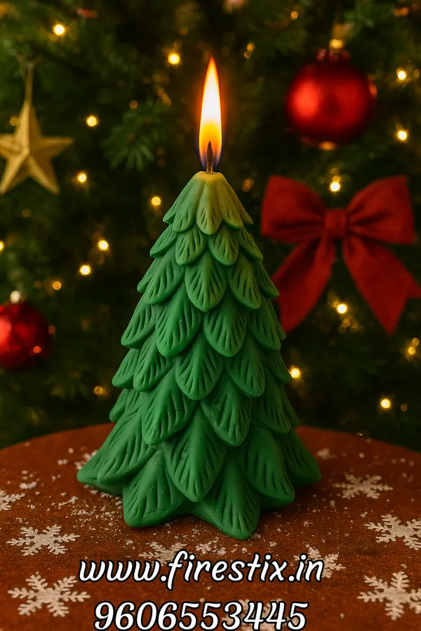 Green_Winter_Pine_Christmas_Tree_Candle_For_Home_Decor