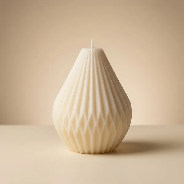 White_Pear_Fruit_Candle_For_Home_Decor