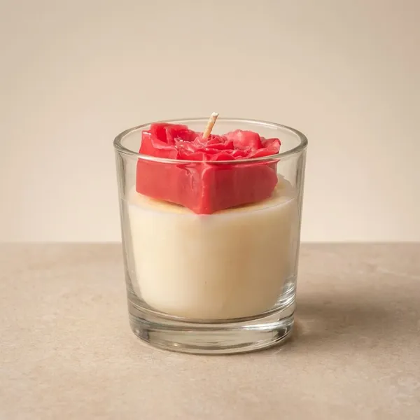 Red_And_White_Rose_Bloom_In_A_Glass_Candle_For_Home_Decor