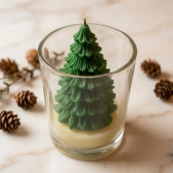 Green_Christmas_Tree_Glass_Candle_For_Home_Decor