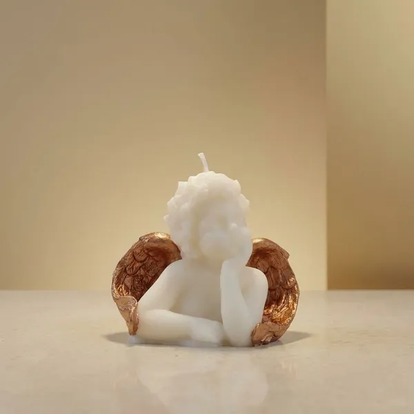 White_Dreaming_Angel_Candle_For_Home_Decor