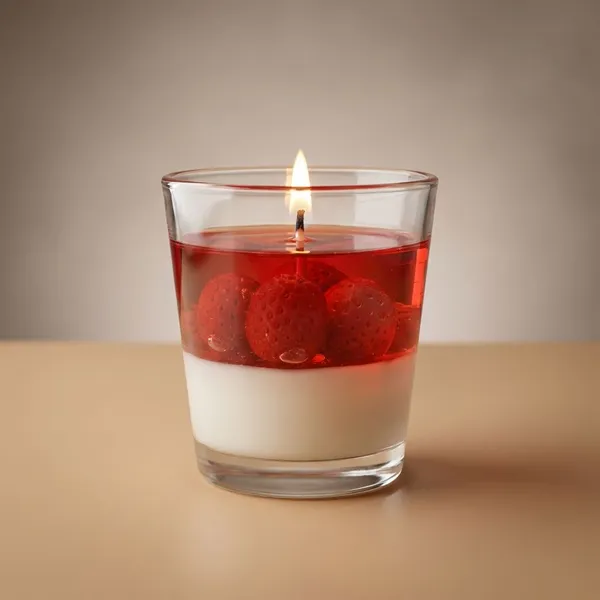 Red_Strawberry_Kiss_Glass_Candle_For_Home_Decor