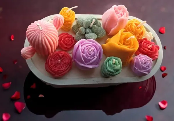 Multicolour_Blossom_Glow_Decorative_Candle_For_Home_Decor