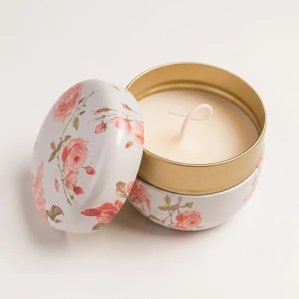 White_Dome_Tin_Container_Candle_For_Home_Decor