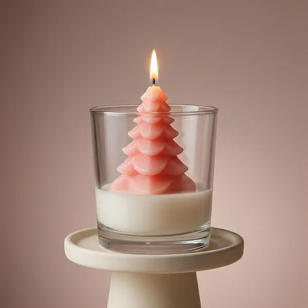 Red_Cozy_Christmas_Tree_Candle_For_Home_Decor