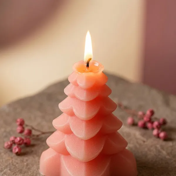 Red_Cozy_Christmas_Tree_Candle_For_Home_Decor