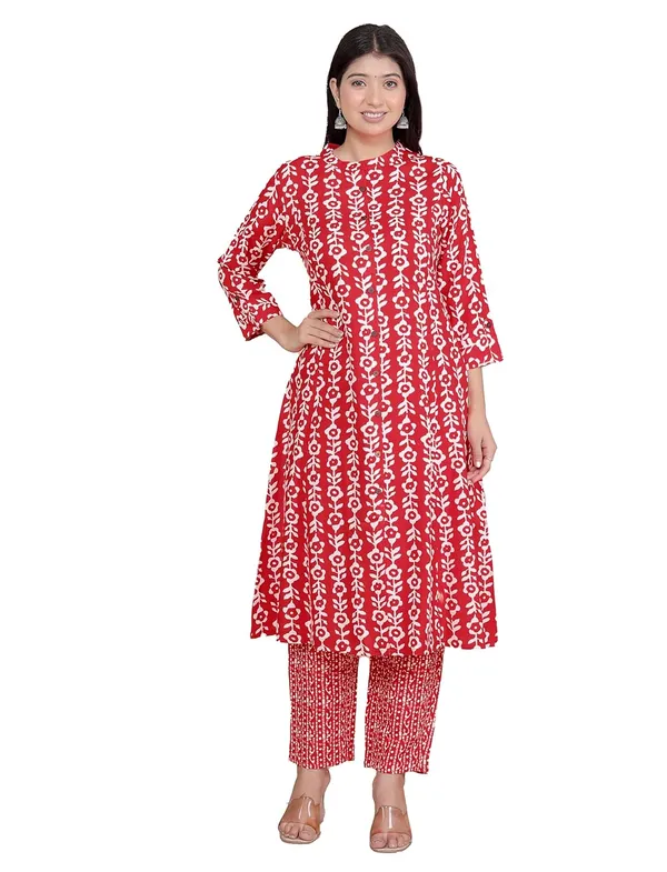 Women_S_Rayon_Kurti_With_Trousers