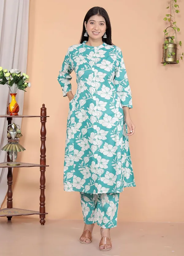 Women_S_Cotton_Kurti_With_Pant