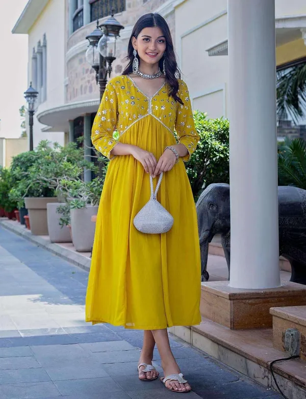 Women_S_Georgette_Fit_Flare_Dress