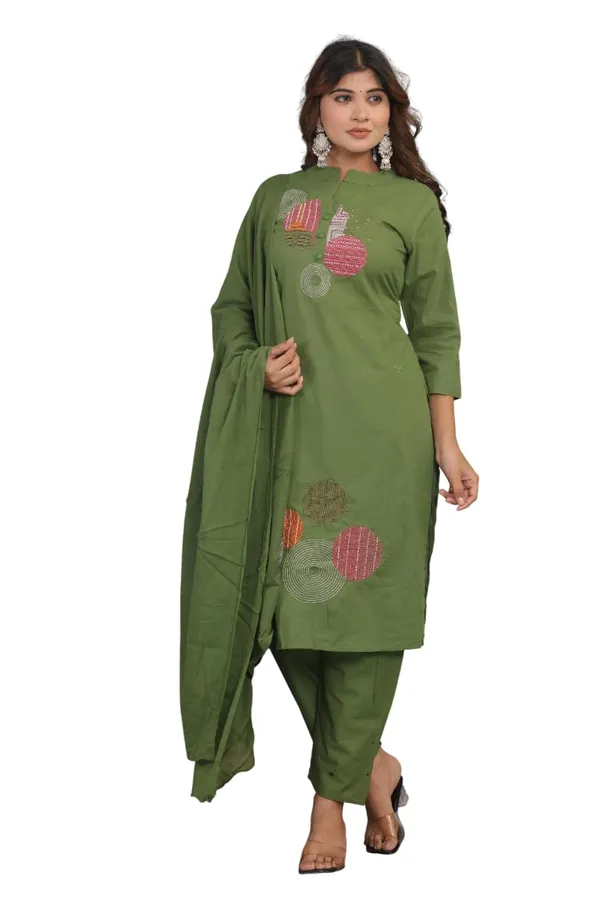 Women_S_Cotton_Kurti_With_Pant_Set