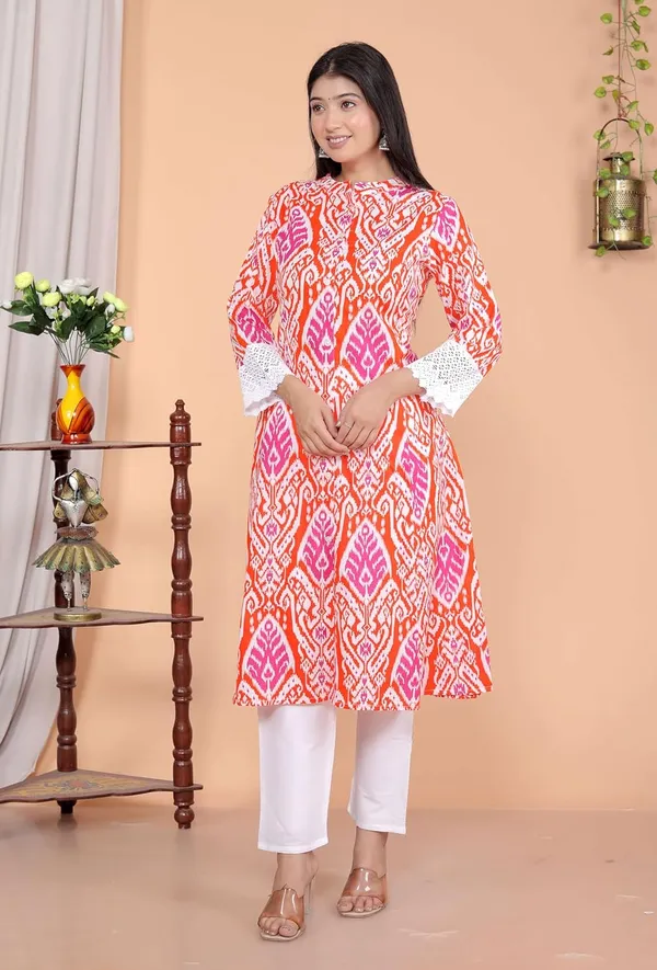 Women_S_Cotton_Kurti_With_Pant