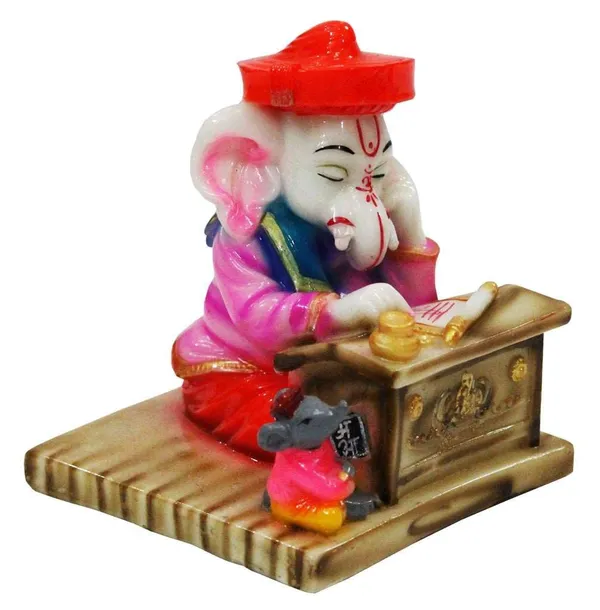 Marble_Ganesha_Statue_With_Mouse