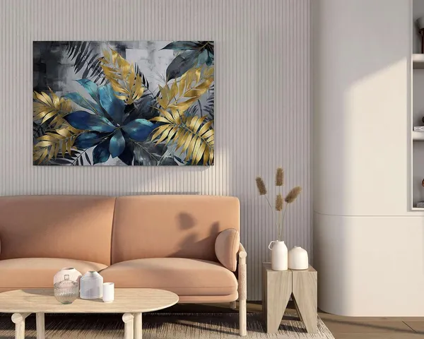 Framed_Canvas_Flower_Painting