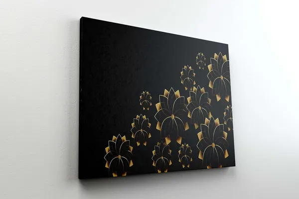 Framed_Canvas_Flower_Painting