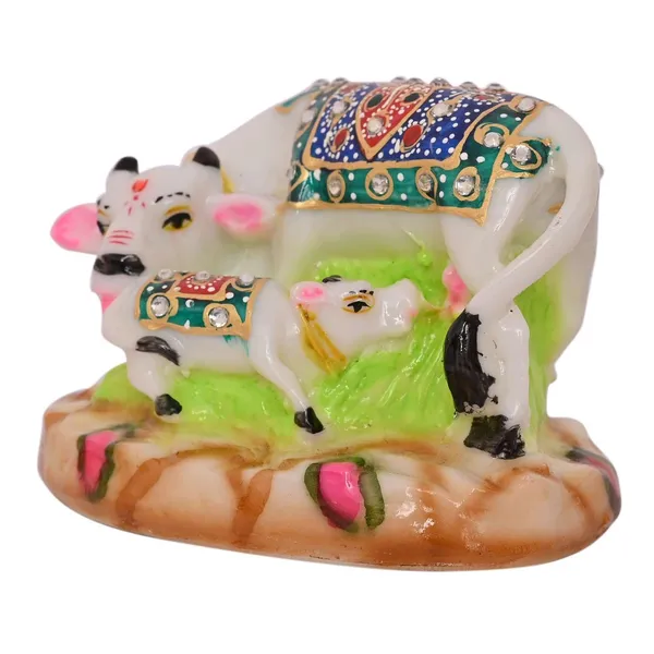 Marble_Cow_And_Calf_Statue