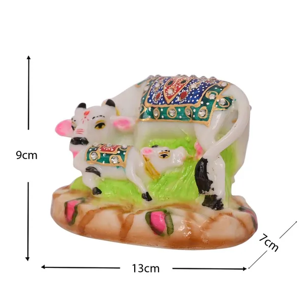 Marble_Cow_And_Calf_Statue