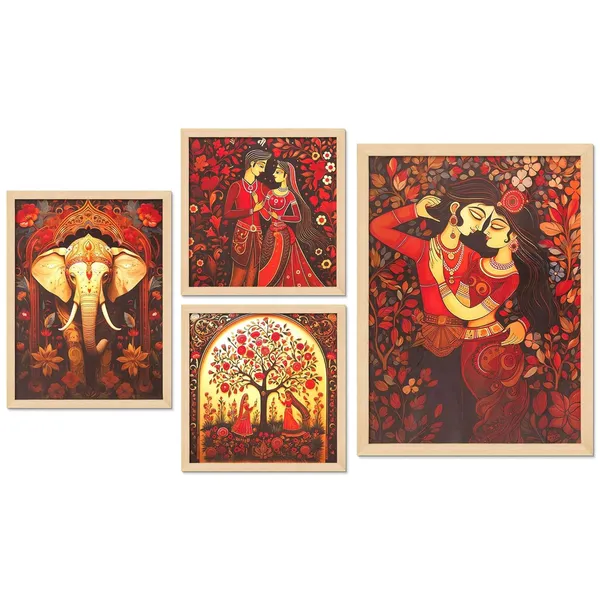 Framed_Scenery_Painting_Set_For_Wall_Decoration