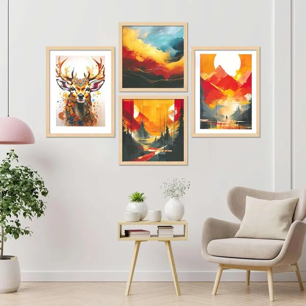 Framed_Scenery_Painting_Set_For_Wall_Decoration