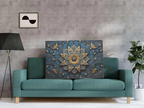 Framed_Canvas_Mandala_Painting