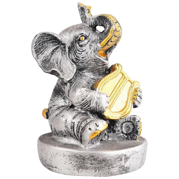 Resin_Elephant_Musical_Instrument_Showpiece