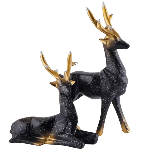 Polyresin_Deer_Showpiece_Set