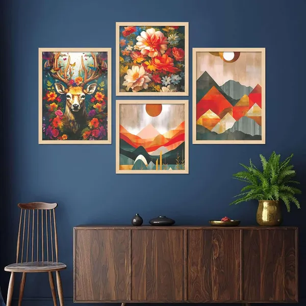 Framed_Scenery_Painting_Set_For_Wall_Decoration