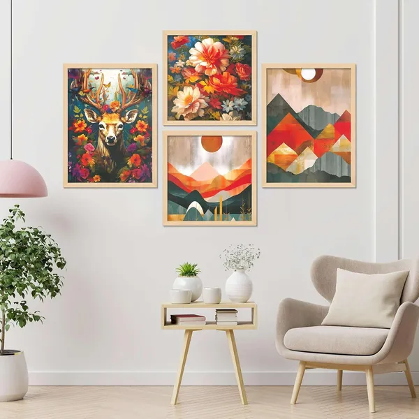 Framed_Scenery_Painting_Set_For_Wall_Decoration