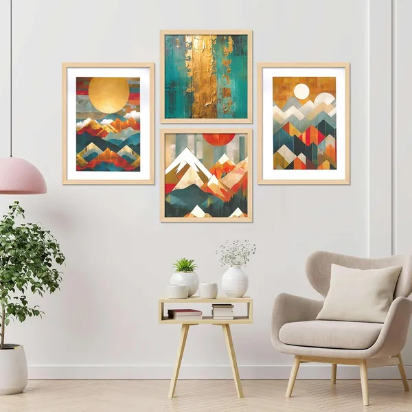 Framed_Scenery_Painting_Set_For_Wall_Decoration