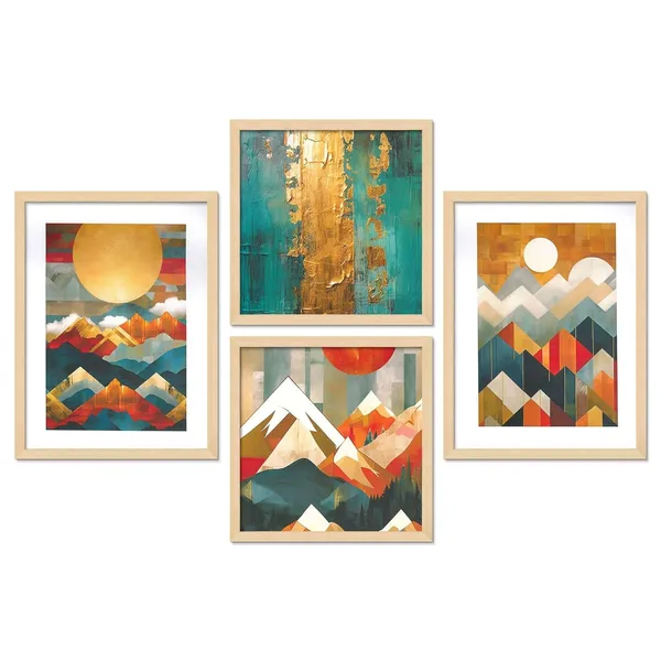 Framed_Scenery_Painting_Set_For_Wall_Decoration