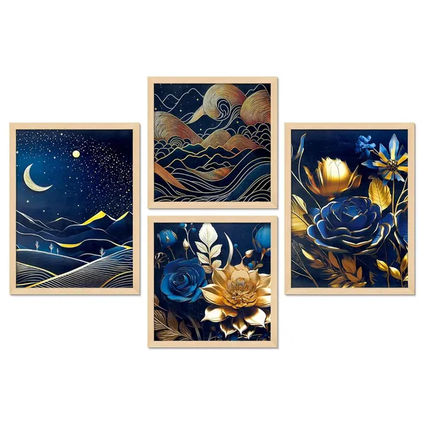 Framed_Scenery_Painting_Set_For_Wall_Decoration