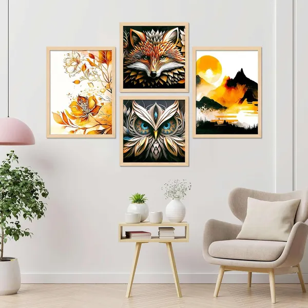 Framed_Scenery_Painting_Set_For_Wall_Decoration