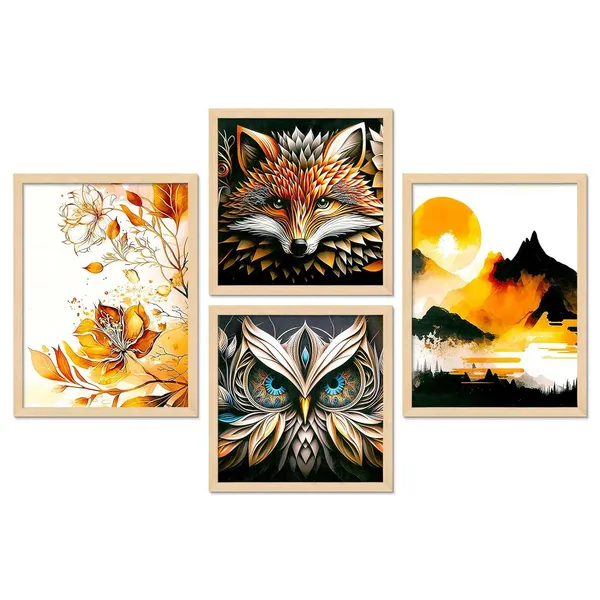 Framed_Scenery_Painting_Set_For_Wall_Decoration