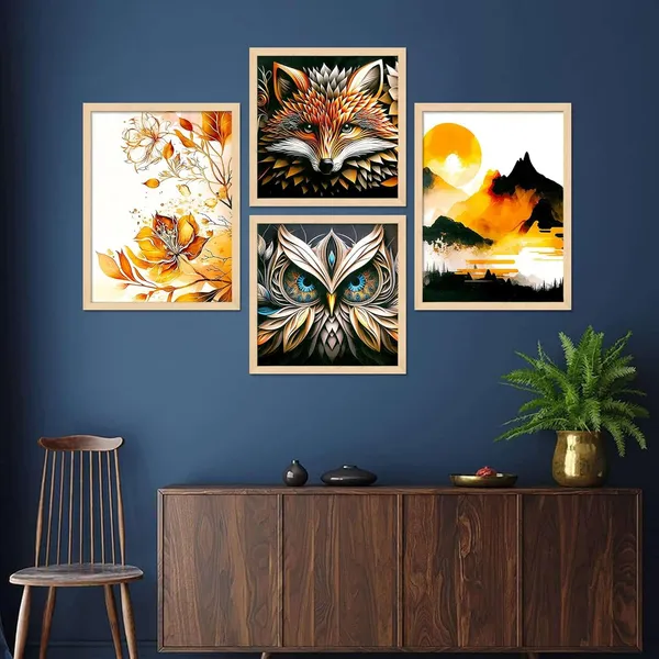 Framed_Scenery_Painting_Set_For_Wall_Decoration