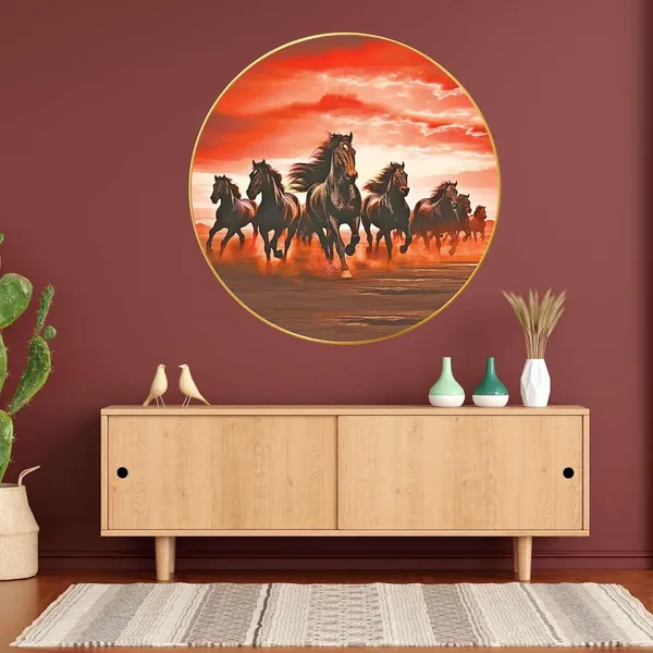 Seven_Horses_Vastu_Wall_Painting