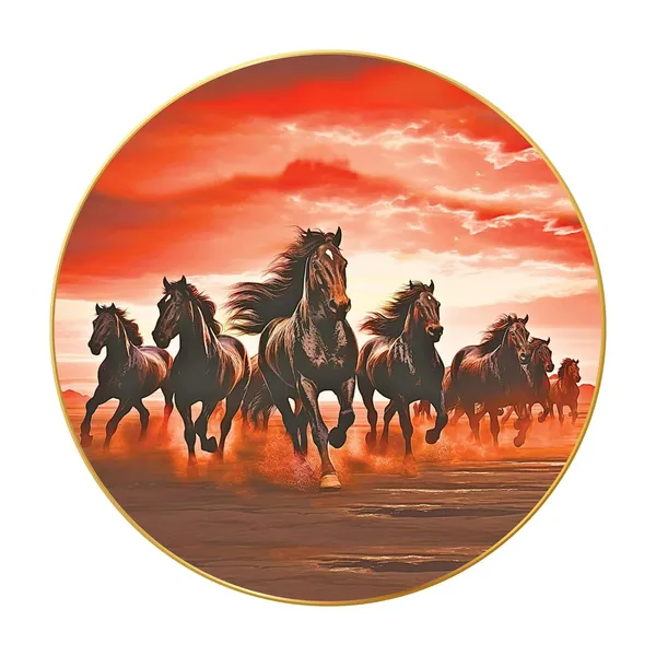 Seven_Horses_Vastu_Wall_Painting
