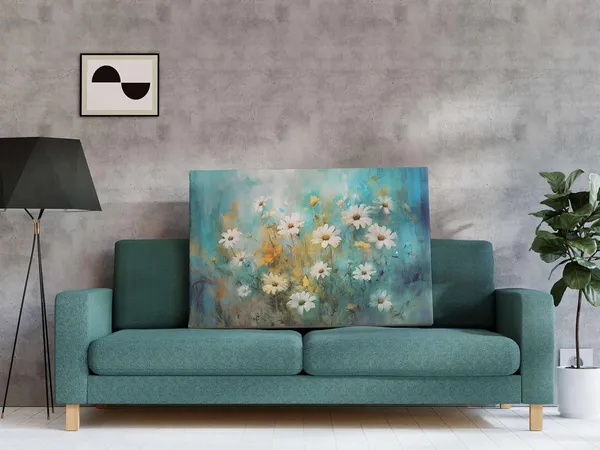 Framed_Canvas_Flower_Painting