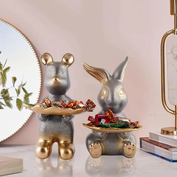 Decorative_Rabbit_Showpiece_Set