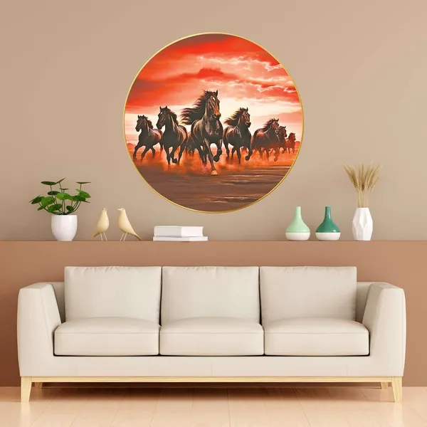 Seven_Horses_Vastu_Wall_Painting