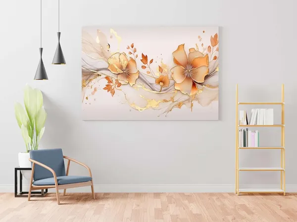 Framed_Canvas_Flower_Painting