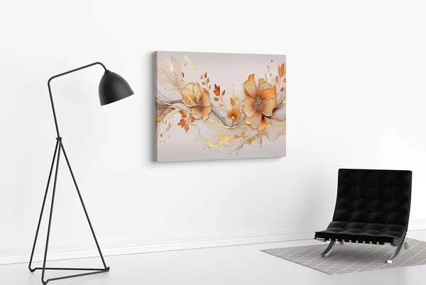 Framed_Canvas_Flower_Painting