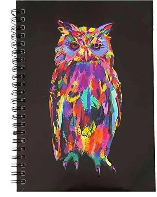 Owl_Printed_Cardboard_Diary